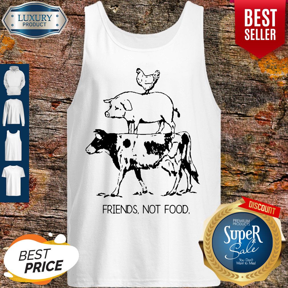 Animal Chicken Pig Cow Friends Not Food Shirt - Image 4