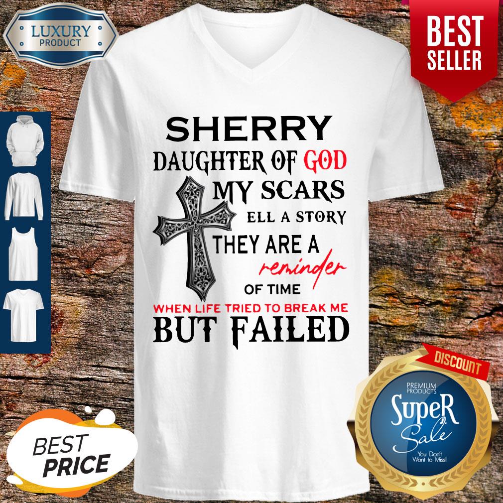 Sherry Daughter Of God My Scars Tell A Story Shirt - Image 3