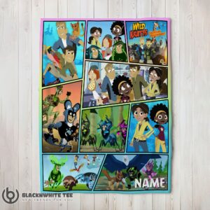 Awesome Perfect Wild Kratts Creature Adventures Collage Blanket Fleece Customized Blanket