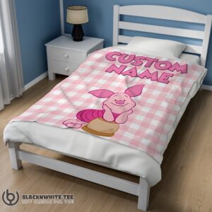 Alternative view of Awesome Perfect Winnie The Pooh Piglet Blanket Fleece Customized Blanket