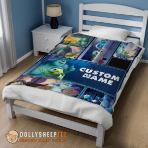 Alternative view of Perfect Disney Pixar Mike & Sulley Monsters Inc Blanket Fleece Customized Blanket