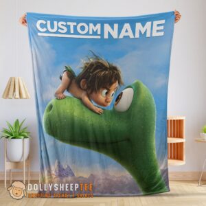 Perfect Disney Pixar The Good Dinosaur Poster Blanket Fleece Customized Blanket