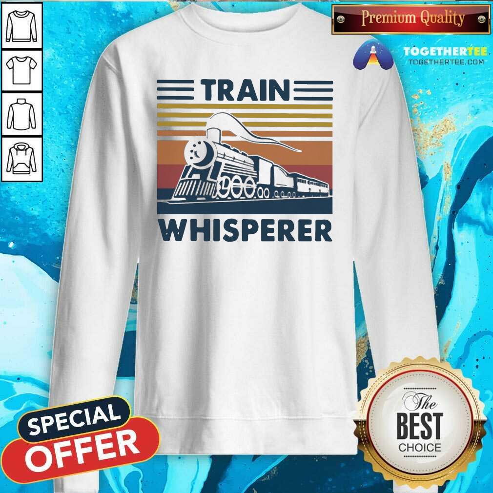 Hot Train Whisperer 2021 Vintage Shirt - Image 4