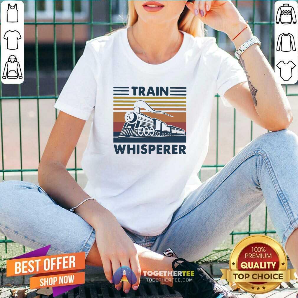 Hot Train Whisperer 2021 Vintage Shirt - Image 2