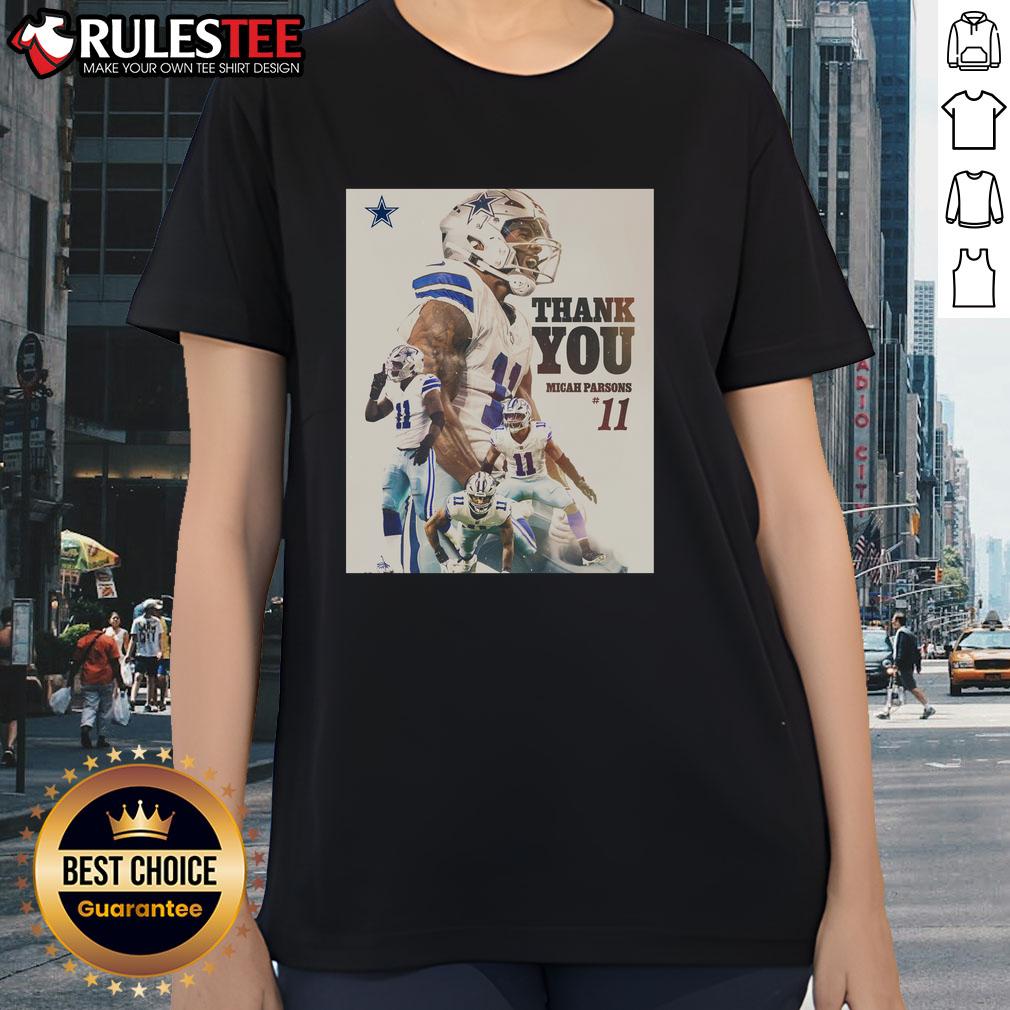 Hot Thank you Dallas Cowboys Micah Parsons T-Shirt - Image 3