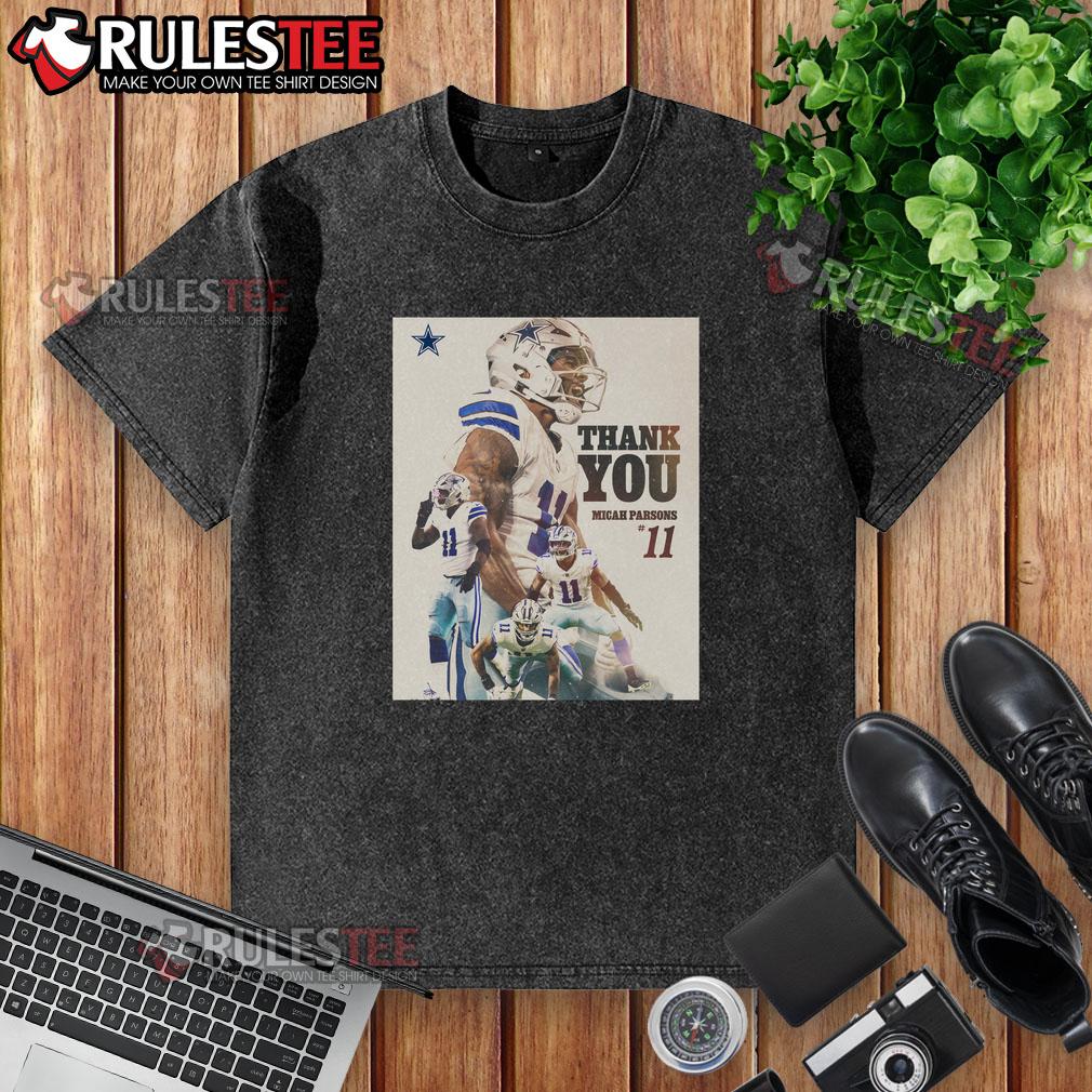 Hot Thank you Dallas Cowboys Micah Parsons T-Shirt - Image 6