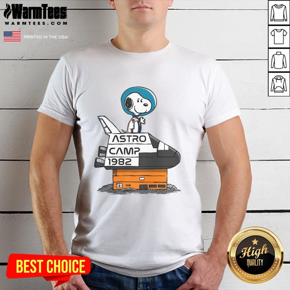 Cute Astro Camp 1982 Snoopy T-Shirt
