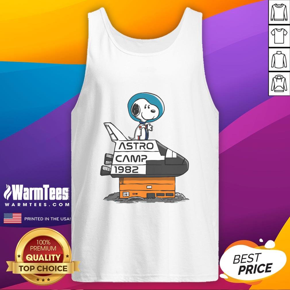 Cute Astro Camp 1982 Snoopy T-Shirt - Image 4