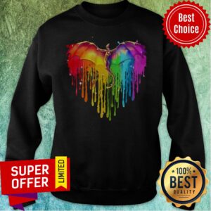 Alternative view of Premium Dragon LGBT Heart Shirt
