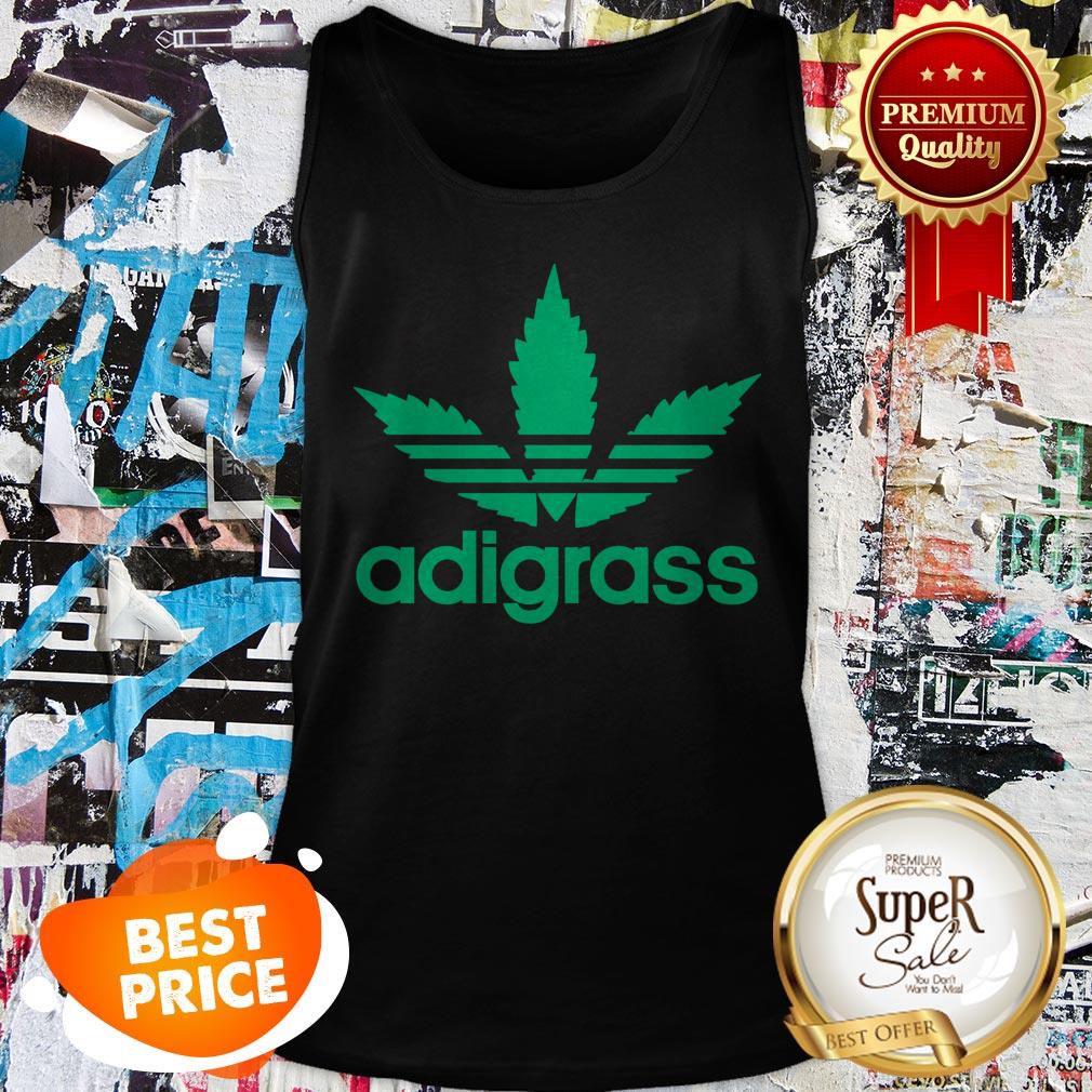 Nice Adidas Adigrass Weed Cannabis Shirt - Image 3
