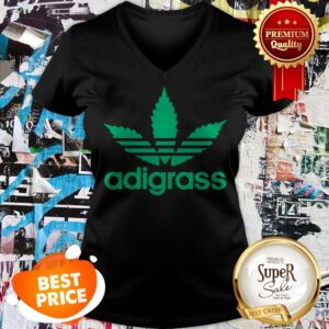 Alternative view of Nice Adidas Adigrass Weed Cannabis Shirt