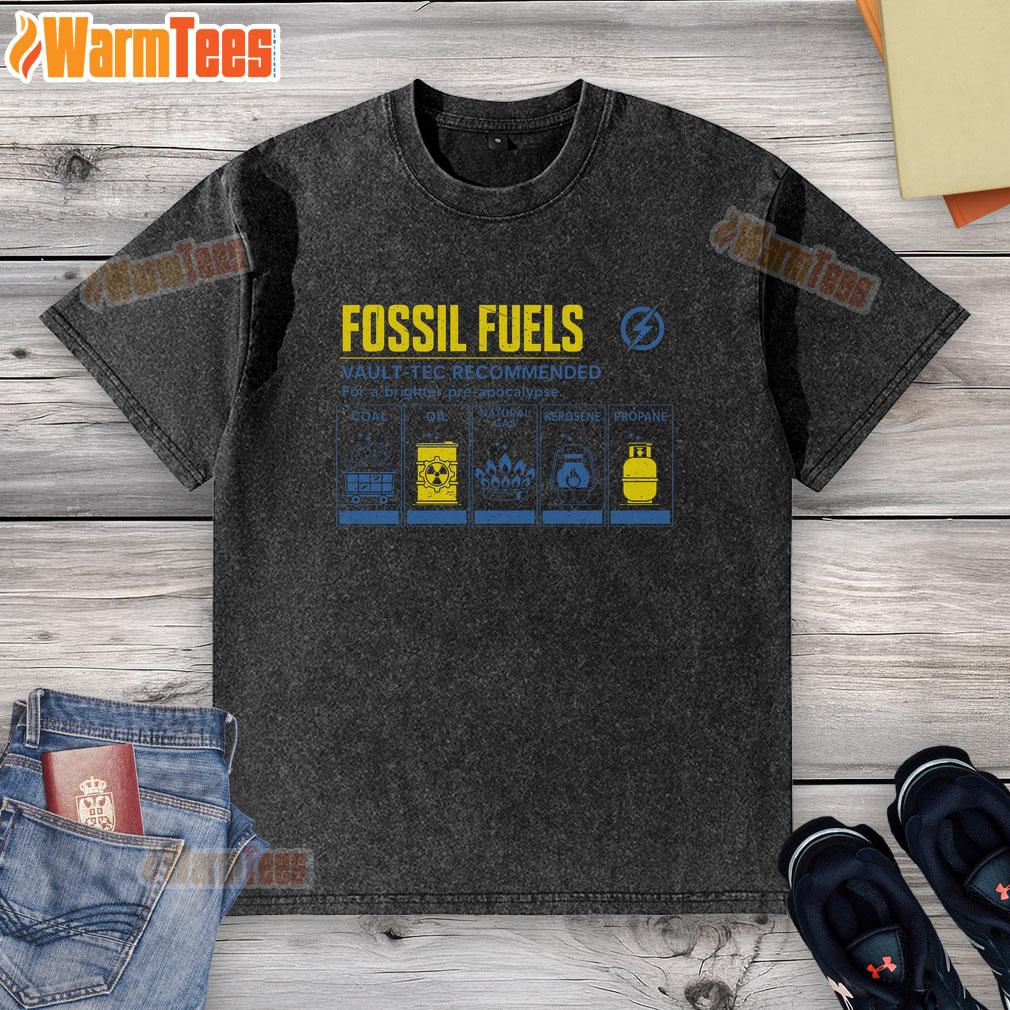 Awesome Fossil Fuels Pre-Apocalypse T-Shirt - Image 6