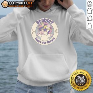 Alternative view of Cute Stable That's For Horses Unicorn T-Shirt