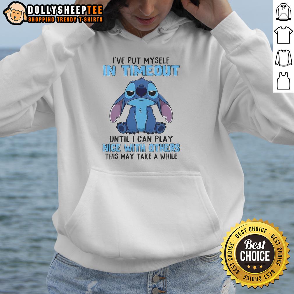Cute Stitch I've Put Myself In Timeout T-Shirt - Image 2