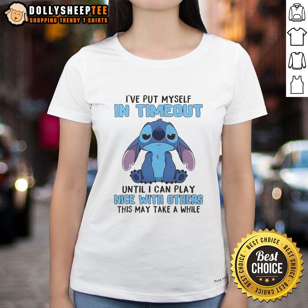 Cute Stitch I've Put Myself In Timeout T-Shirt - Image 3