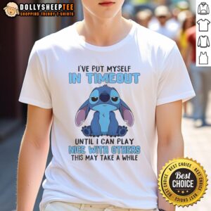Cute Stitch I've Put Myself In Timeout T-Shirt