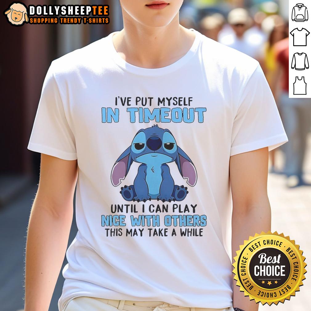 Cute Stitch I've Put Myself In Timeout T-Shirt