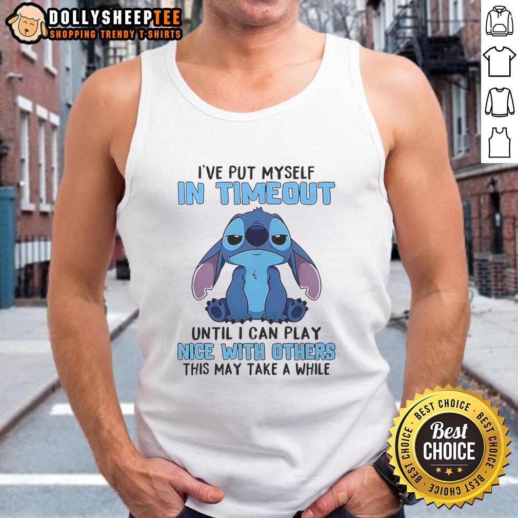 Cute Stitch I've Put Myself In Timeout T-Shirt - Image 4