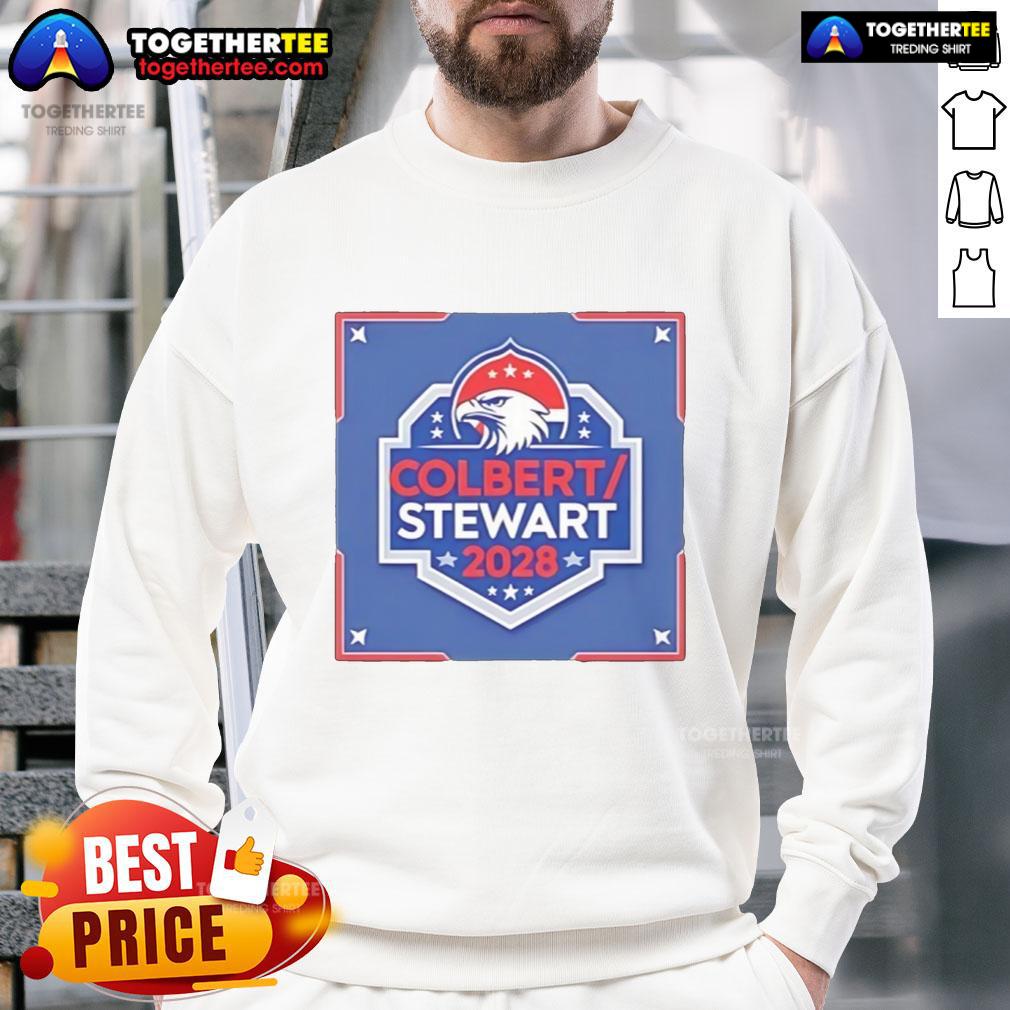 Good Colbert Stewart 2028 Logo T-Shirt - Image 5