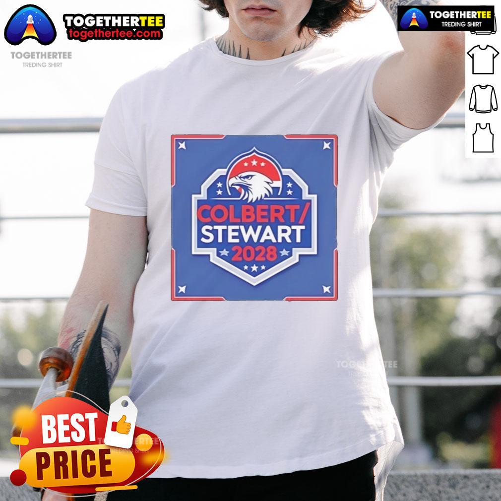 Good Colbert Stewart 2028 Logo T-Shirt