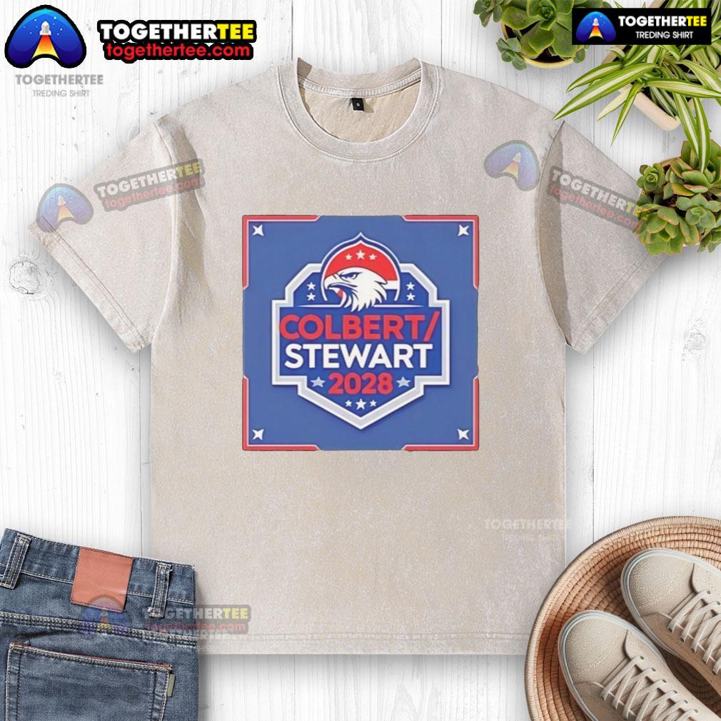 Good Colbert Stewart 2028 Logo T-Shirt - Image 6