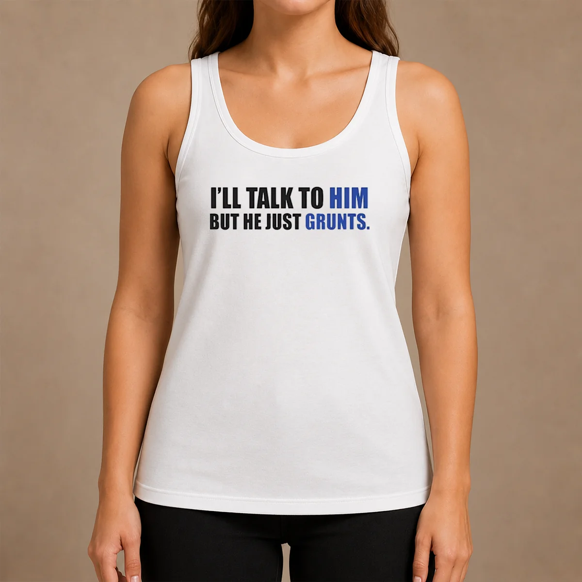 Nice Pretty I'll Talk To Him But He Just Grunts Shirt - Image 3