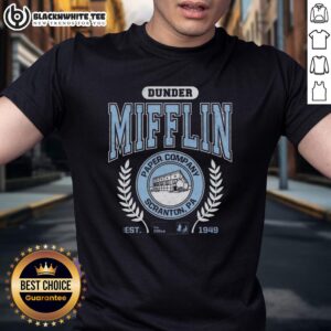 Awesome Dunder Mifflin Paper Company Scranton PA The Office Est 1949 T-Shirt