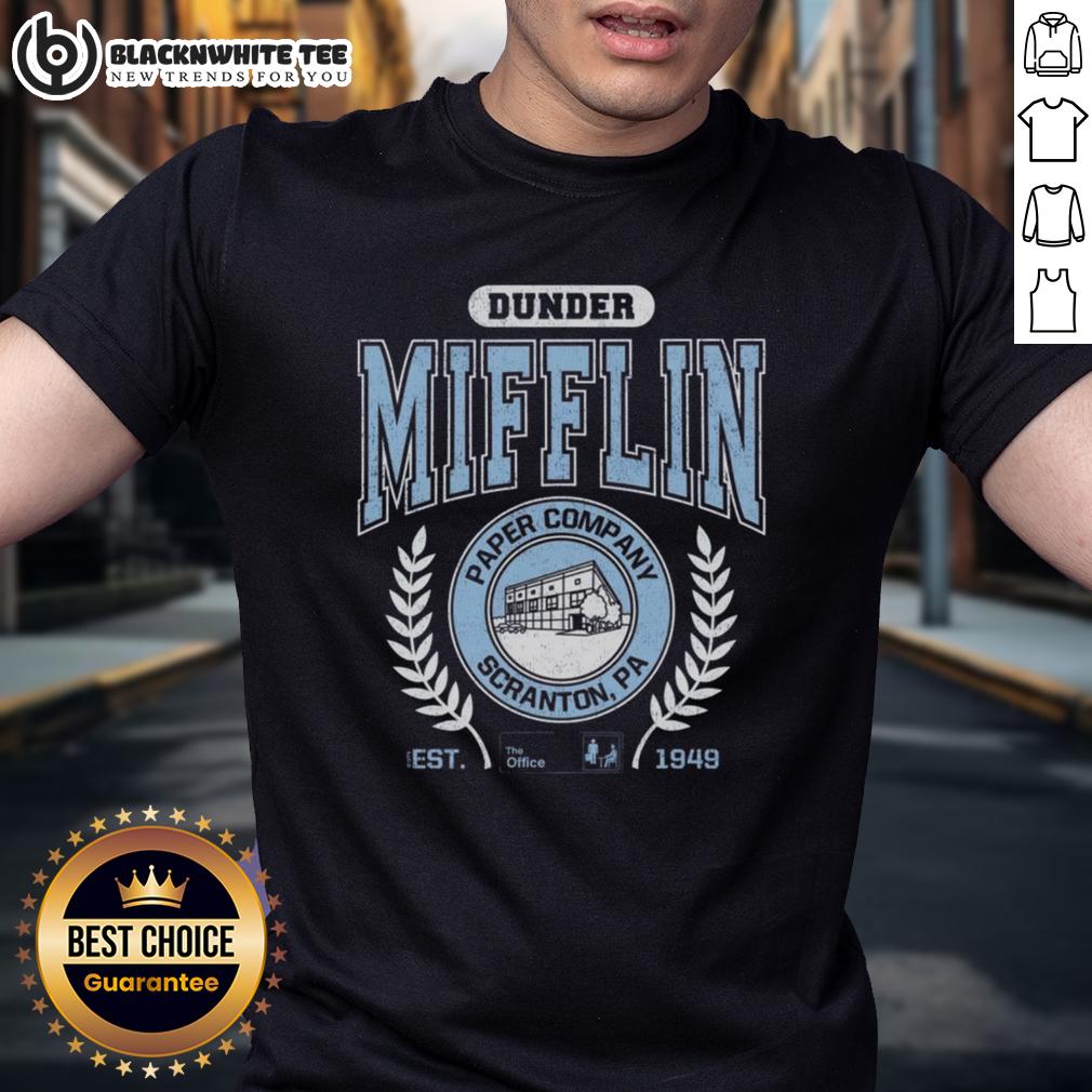 Awesome Dunder Mifflin Paper Company Scranton PA The Office Est 1949 T-Shirt