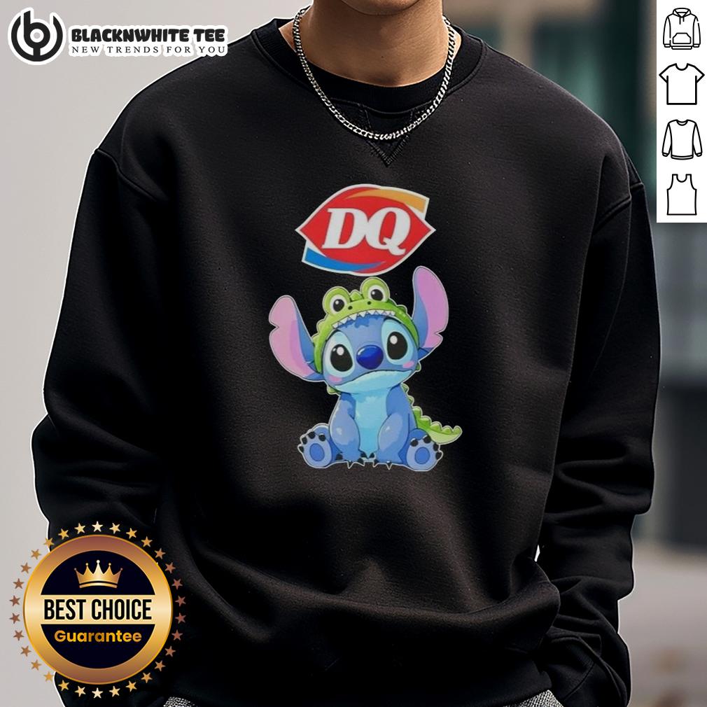 Awesome Stitch Cosplay Crocodile X Dairy Queen T-Shirt - Image 5
