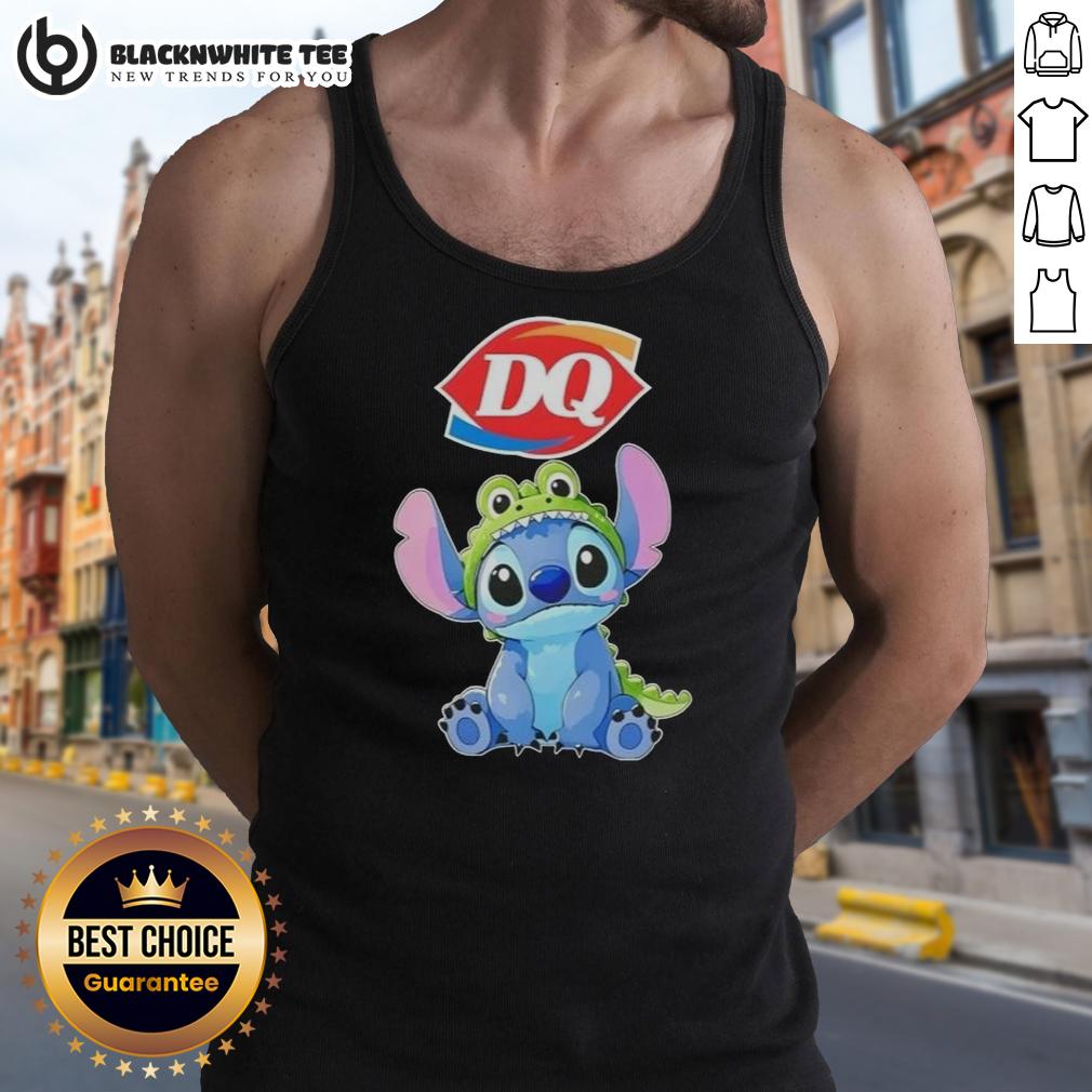 Awesome Stitch Cosplay Crocodile X Dairy Queen T-Shirt - Image 4