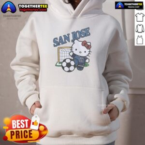 Alternative view of Original San Jose Earthquakes FC X Hello Kitty T-Shirt