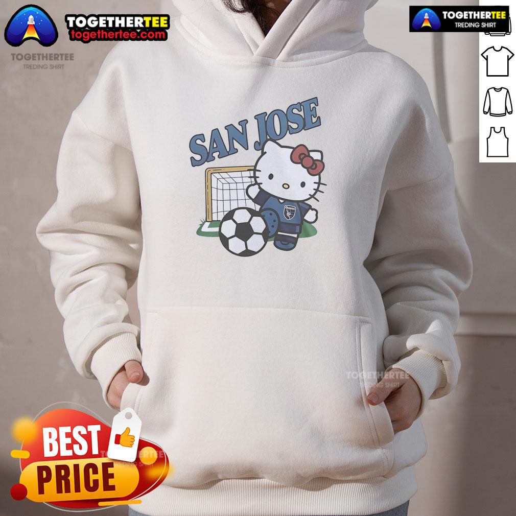Original San Jose Earthquakes FC X Hello Kitty T-Shirt - Image 2