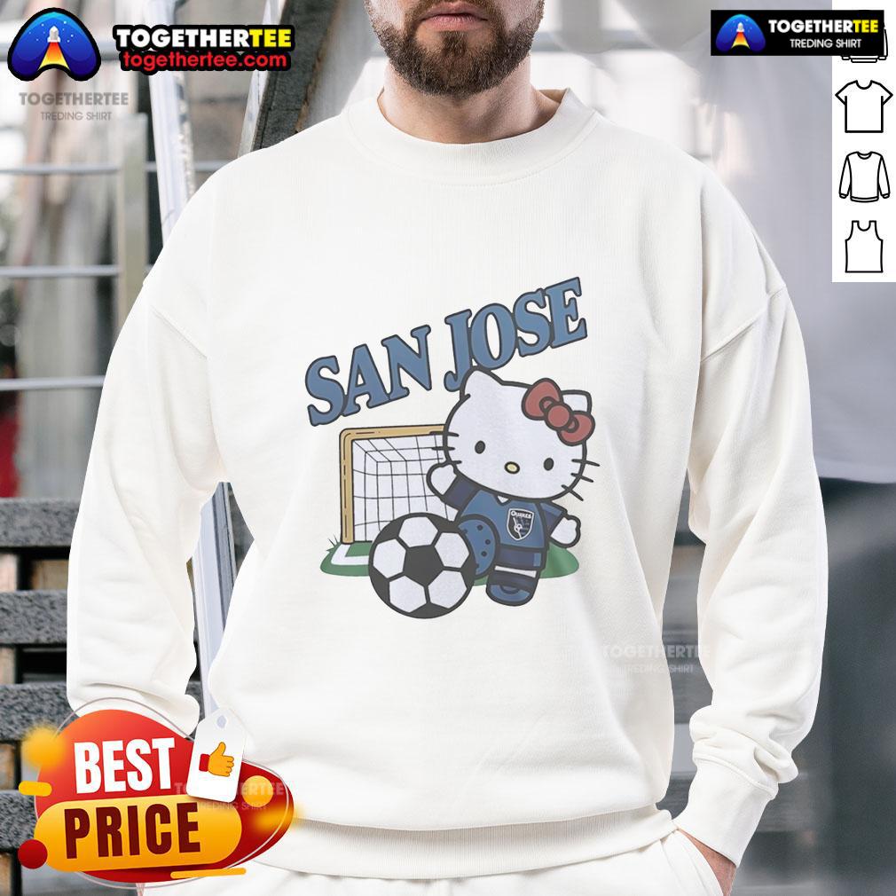 Original San Jose Earthquakes FC X Hello Kitty T-Shirt - Image 5