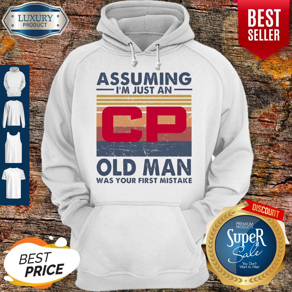 Original Canadian Pacific Railway Assuming I’m Just An Old Man Was Your First Mistake Vintage Shirt - Image 2
