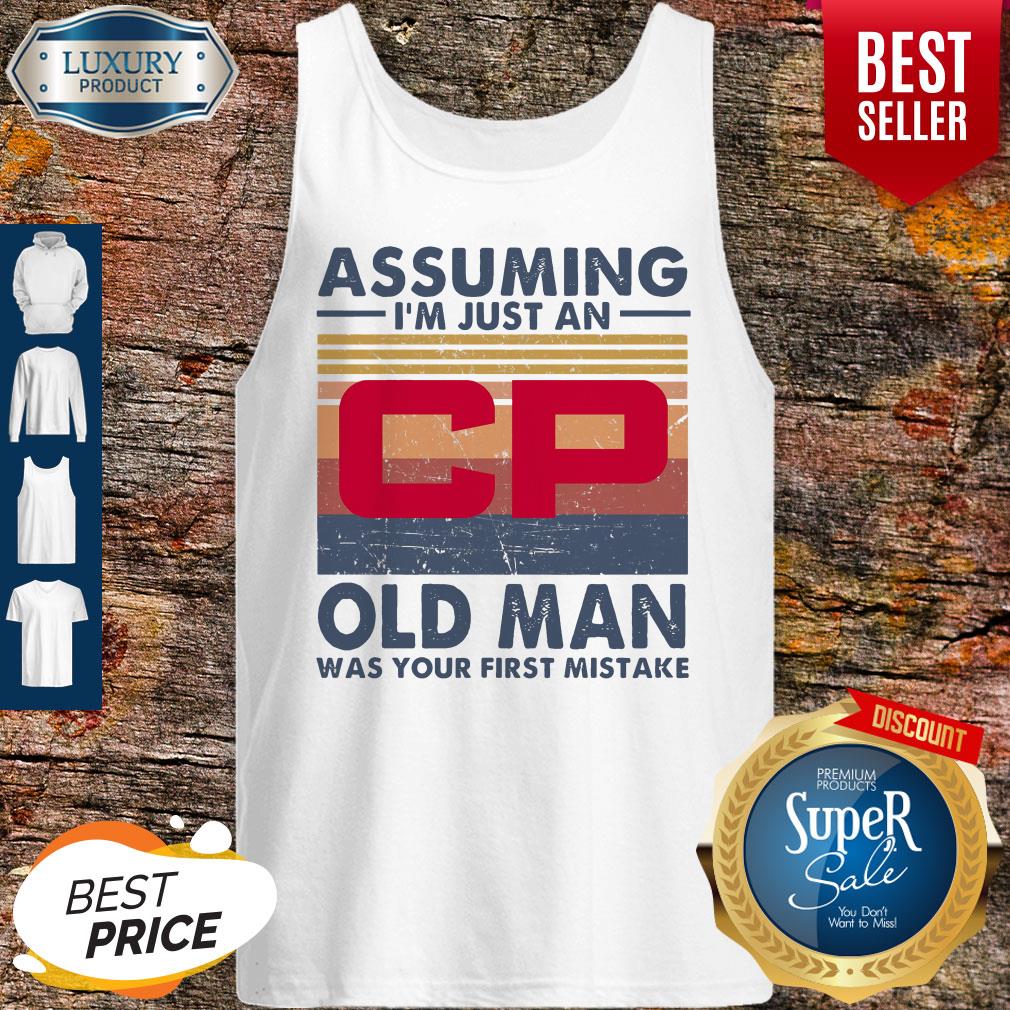 Original Canadian Pacific Railway Assuming I’m Just An Old Man Was Your First Mistake Vintage Shirt - Image 4