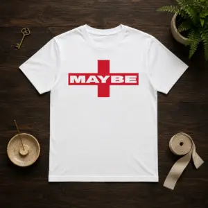 Funny Maybe Mib Minimalist Shirt