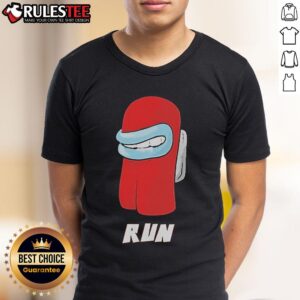 Funny Sussy Man Run Among Us T-Shirt