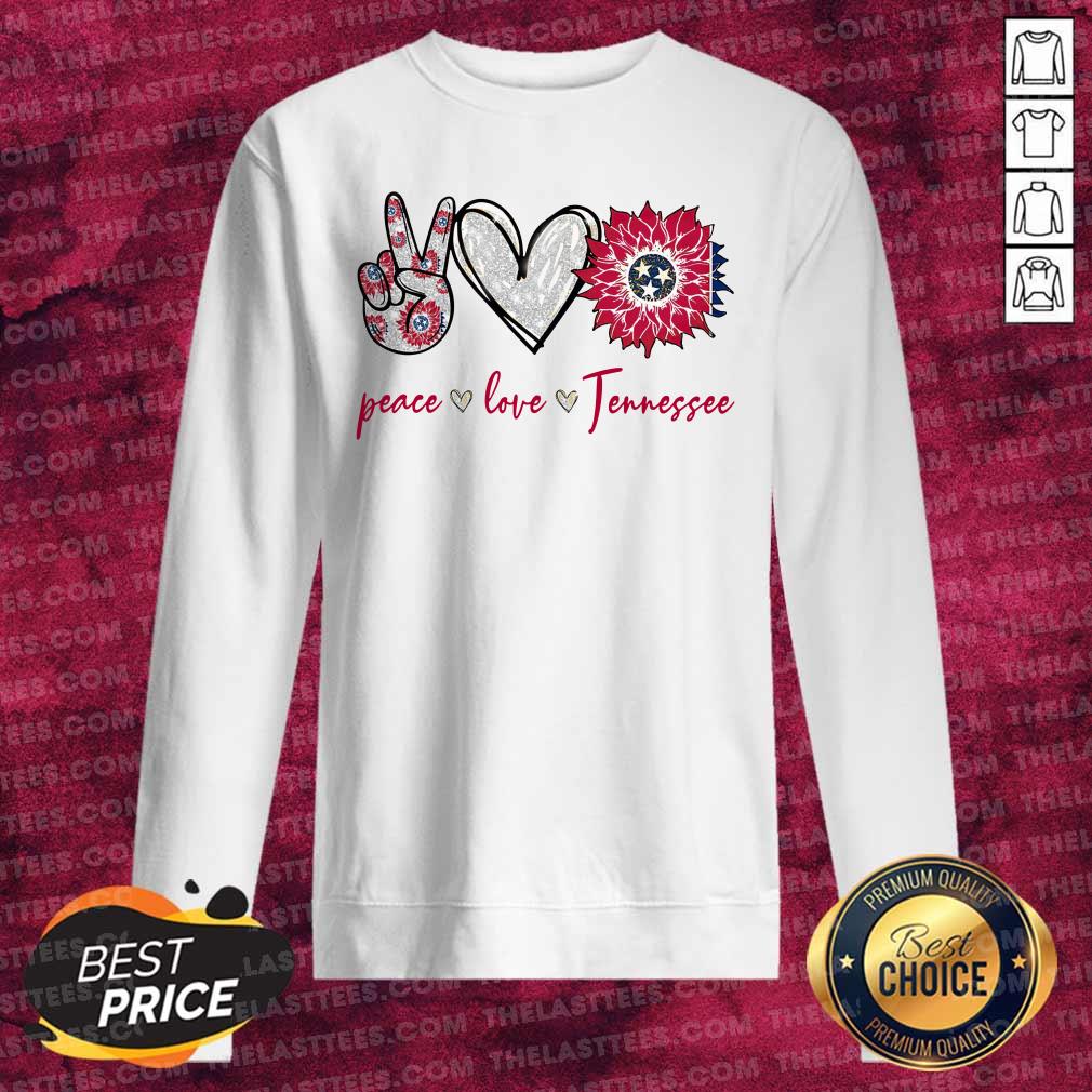 Good Peace Love Tennessee Shirt - Image 4