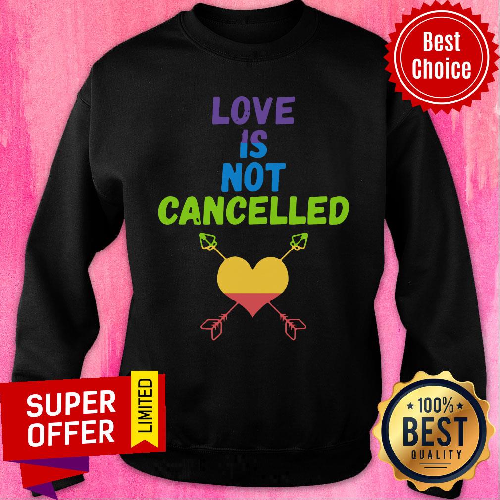 Premium Love Is Not Cancelled Shirt - Image 5
