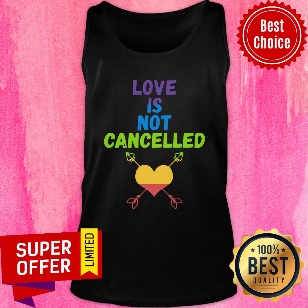 Premium Love Is Not Cancelled Shirt - Image 4