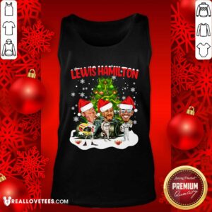 Alternative view of Official Lewis Hamilton Chibi Christmas Tree Shirt