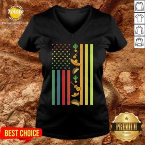 Alternative view of American Flag Easter Shirt