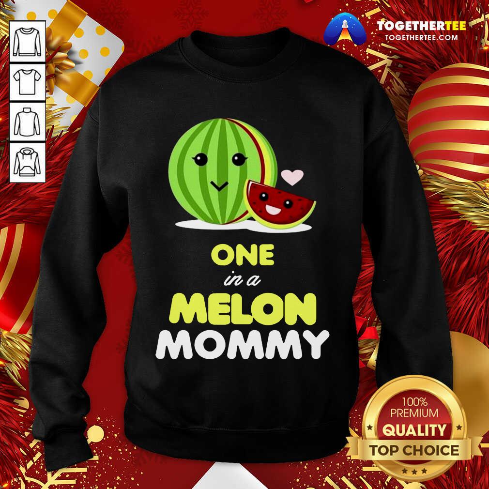 Perfect One In A Melon Mommy Funny Fruit Watermelon Mom Shirt - Image 4