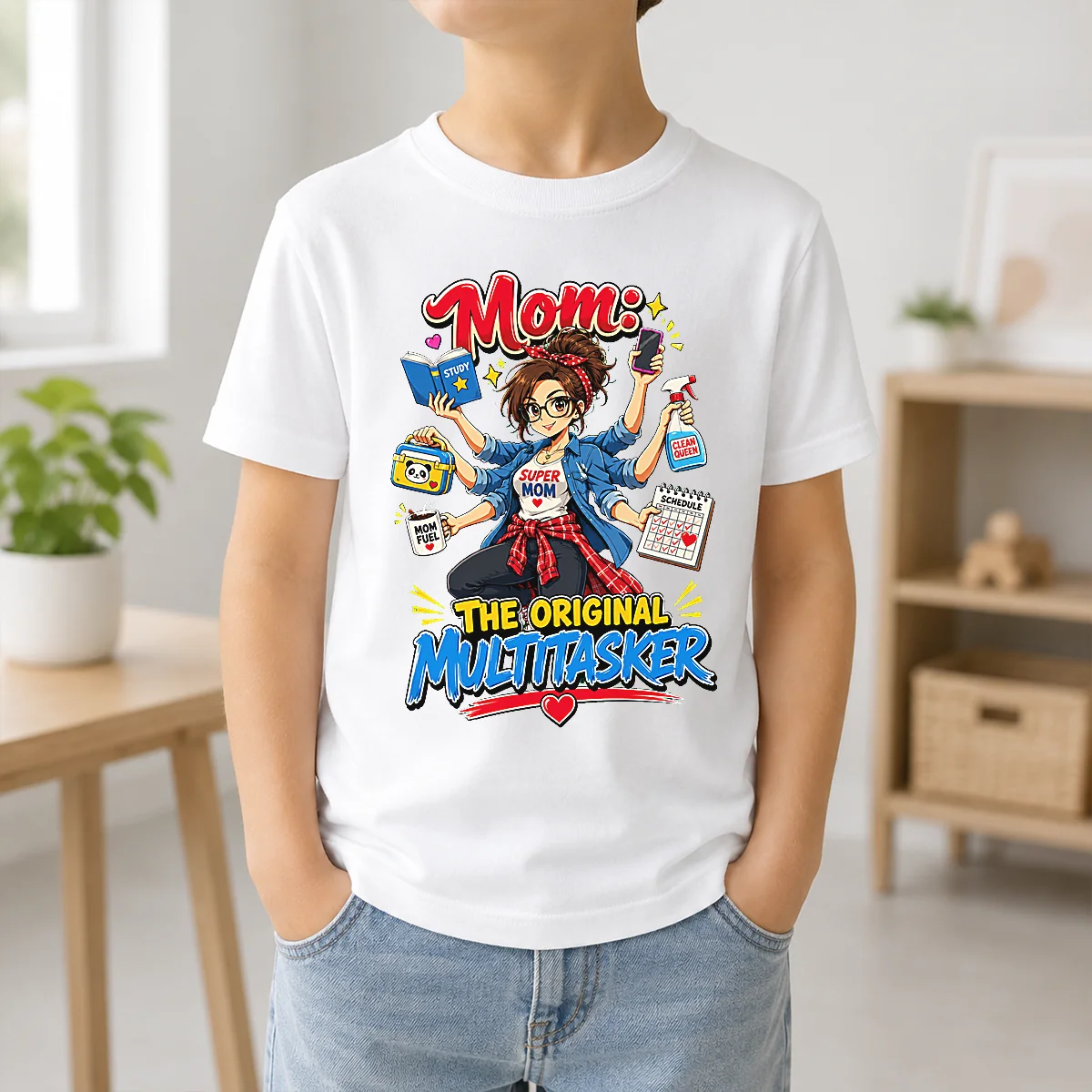 Original Multitasking Mom Pride Anime Shirt - Image 9