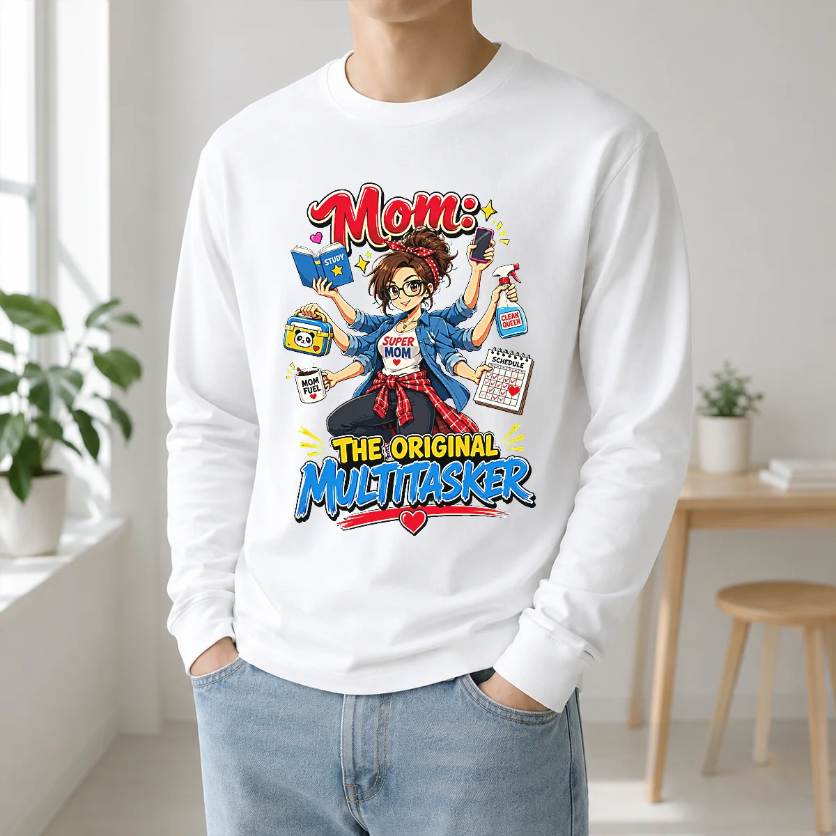 Original Multitasking Mom Pride Anime Shirt - Image 5