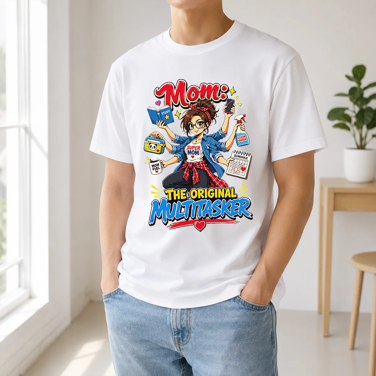 Original Multitasking Mom Pride Anime Shirt