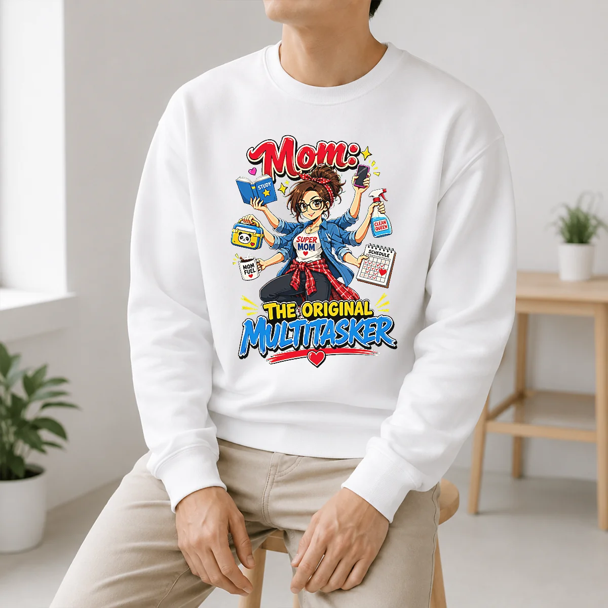 Original Multitasking Mom Pride Anime Shirt - Image 6