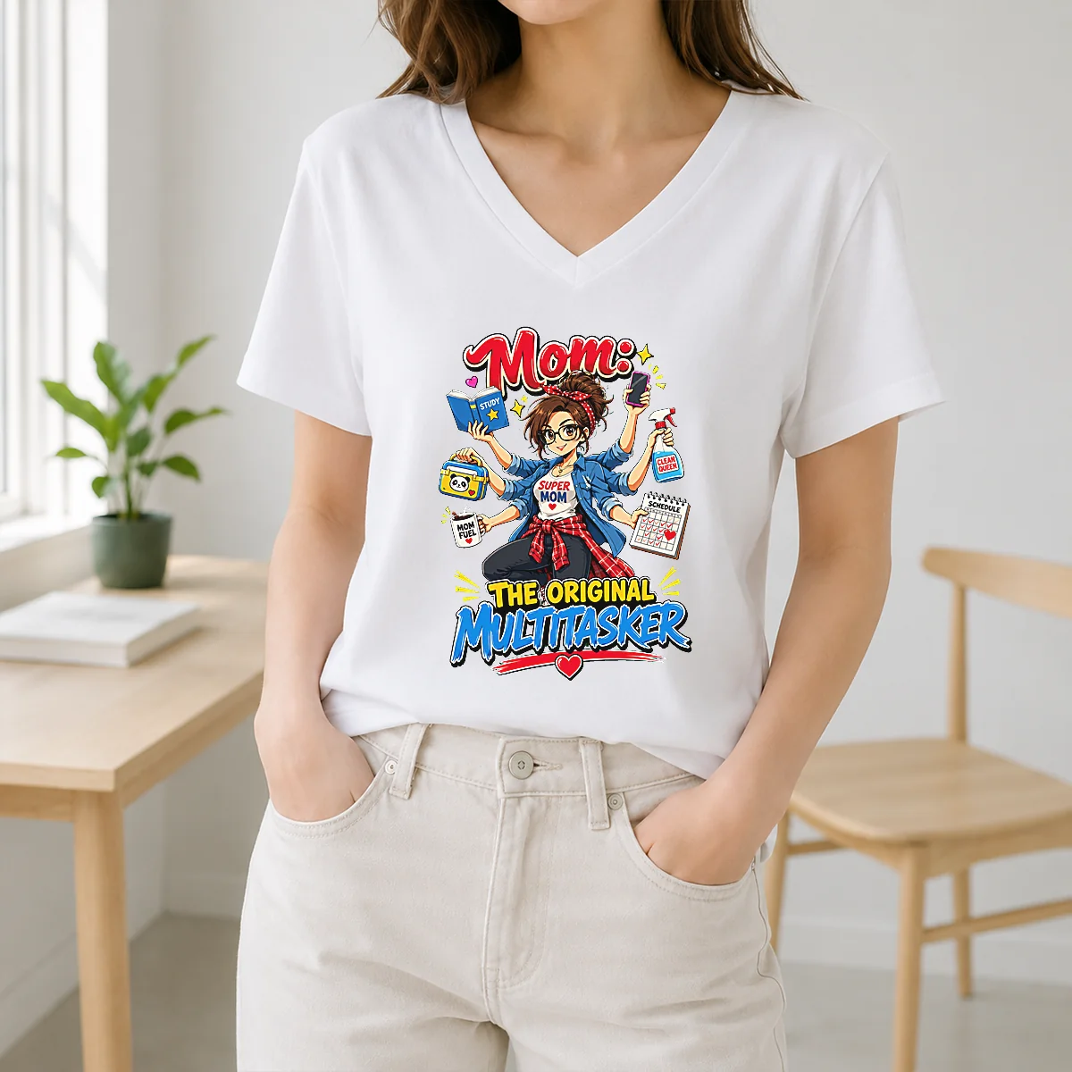 Original Multitasking Mom Pride Anime Shirt - Image 2