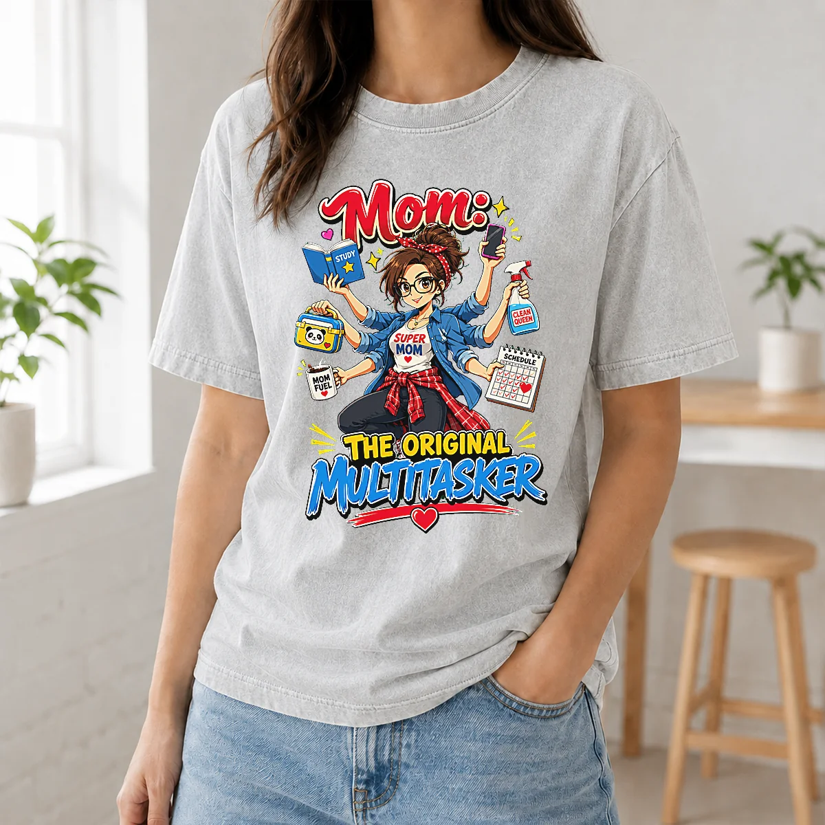 Original Multitasking Mom Pride Anime Shirt - Image 8