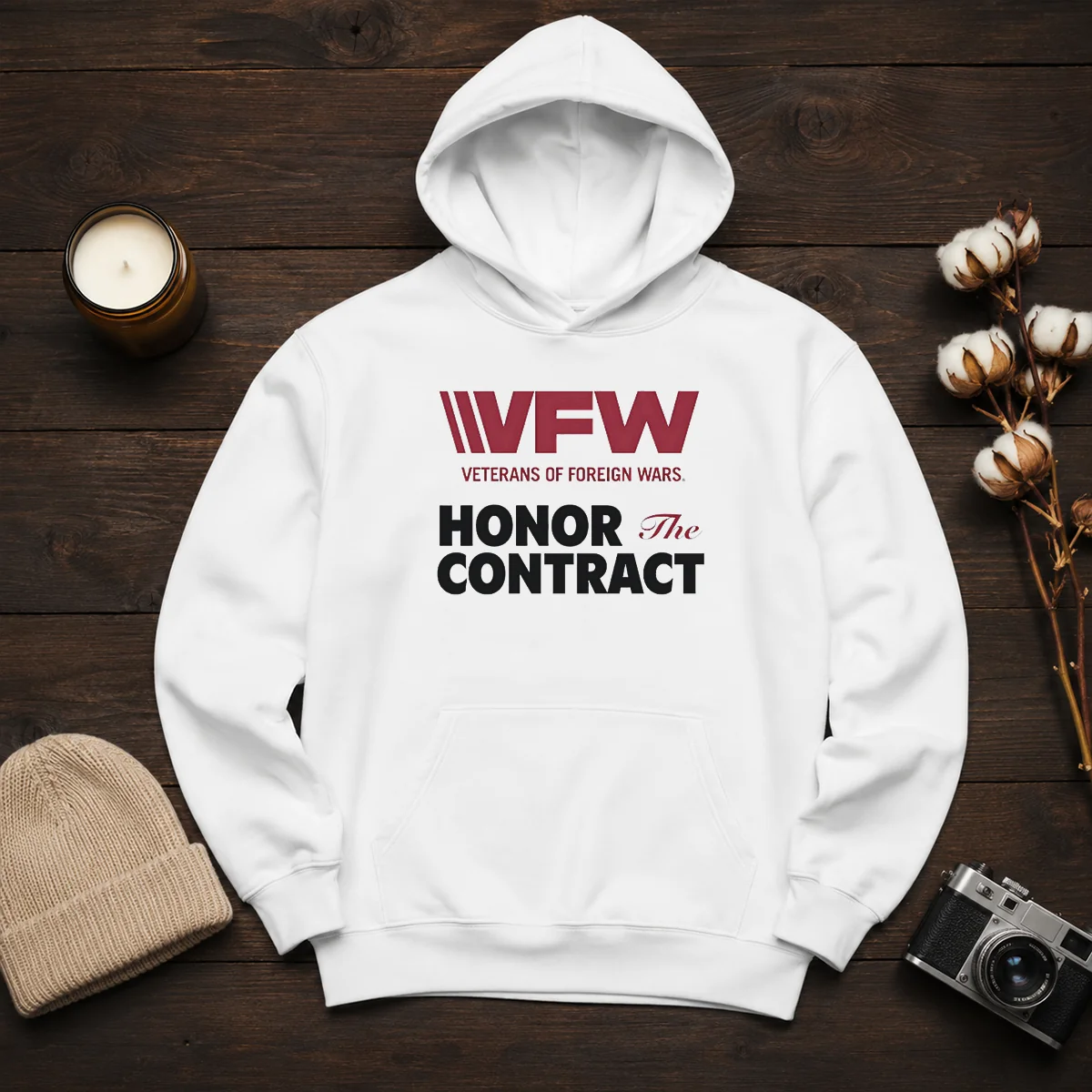 Nice VFW Veterans Of Foreign Wars Honor The Contract Logo Shirt - Image 6